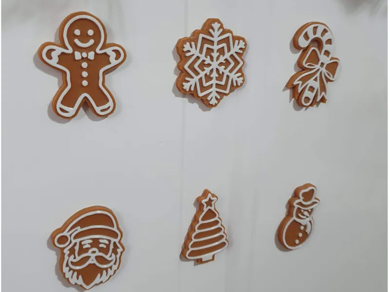 Gingerbread Fridge Magnets