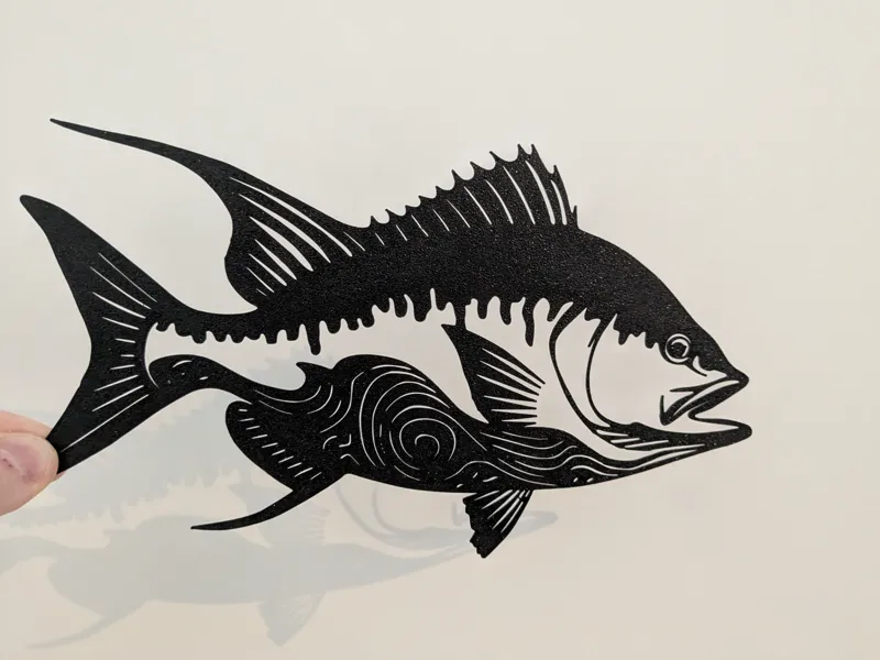 Salt Water 2D Art Reef Fishing Fish Nature 