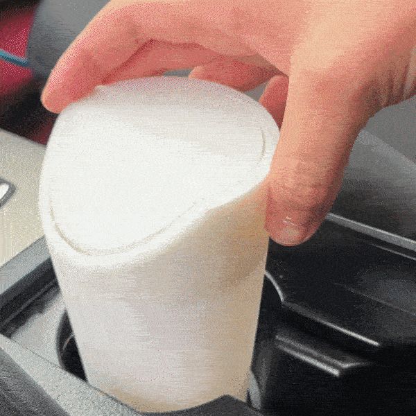 3D Printable Mini Trash Can for Car and Office Use