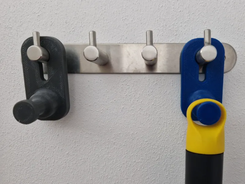 adapter for bathroom hooks // Wischer-Halter 