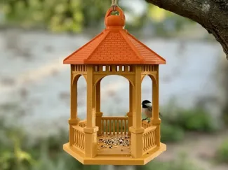 Modern Hexagonal Bird Feeder - Easy 3D Printed