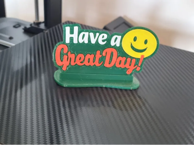 Have a Great Day Desk Decor, Breakfast Table Decor