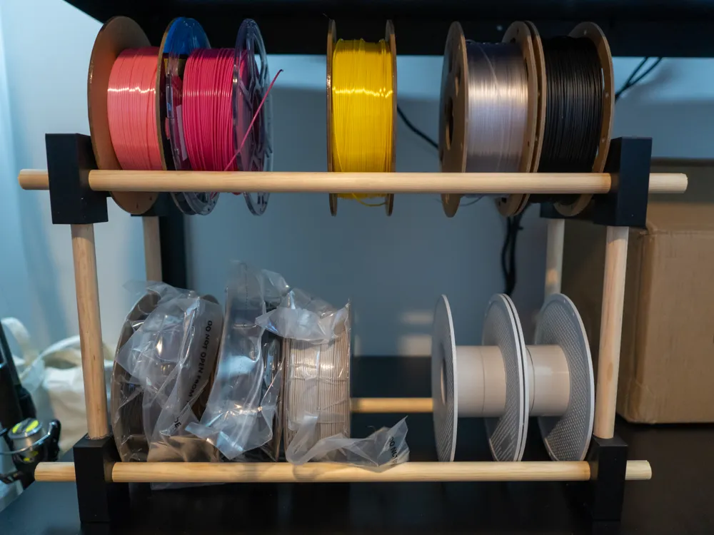Simple Filiment Rack Simplified Modular Filament Rack / Holder by ProtoMarluxia - MakerWorld