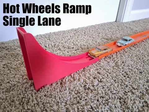 Soporte: Hot wheels Ramp: Single Lane, Cars Only — referencia de MakerWorld