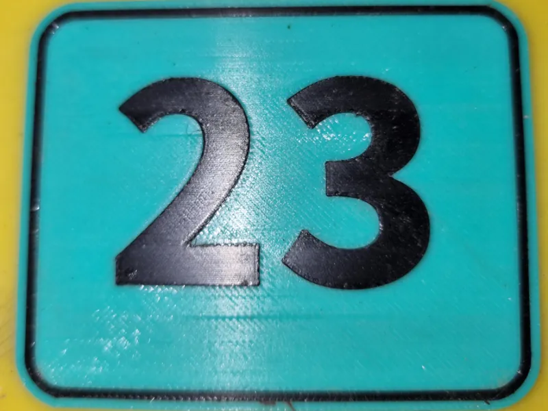 Number plate