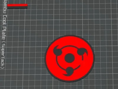 Naruto Sharingan Coaster A1 0.4 nozzle at  0.16mm 
