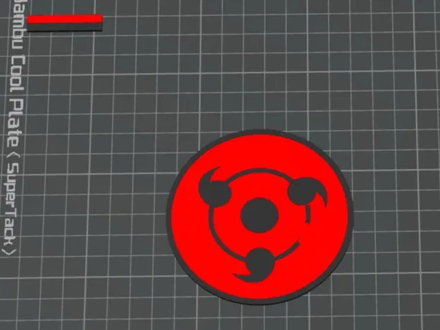Naruto Sharingan Coaster A1 0.4 nozzle at  0.16mm 