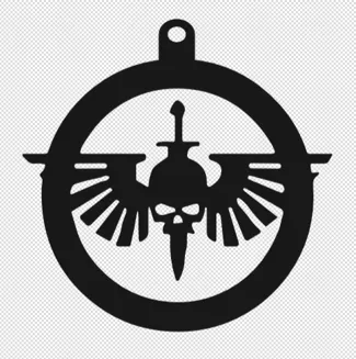 Space Marine - Round decoration