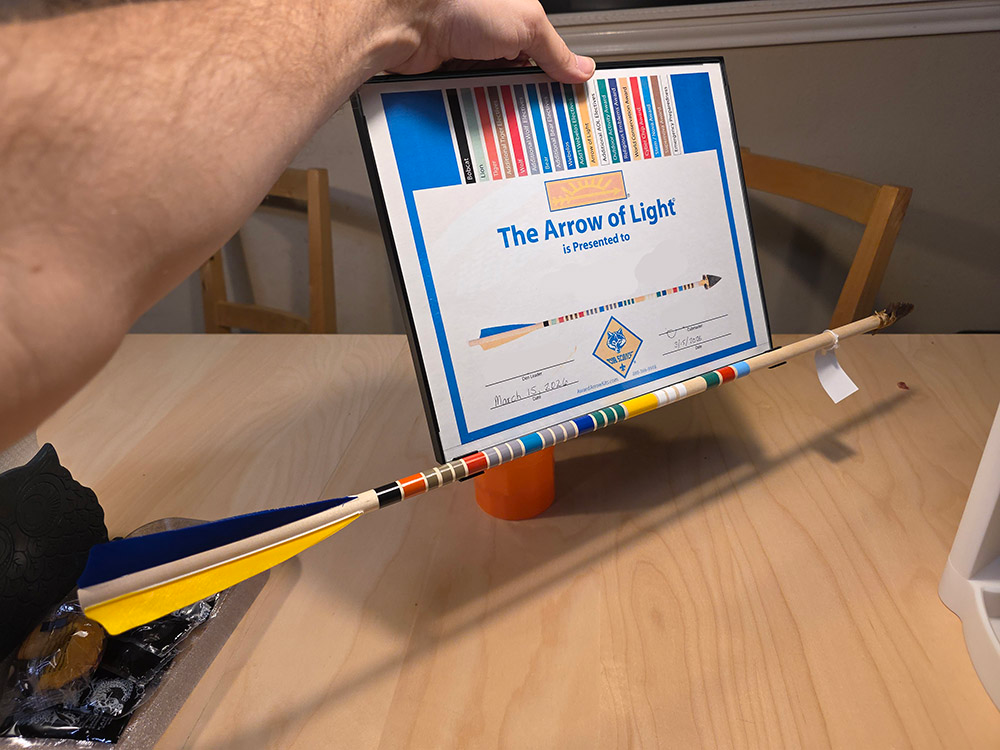 Mainstays Frame Arrow of Light Holder