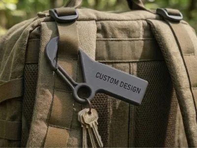 Universal Name-Plate Carabiner (Print-in-Place)