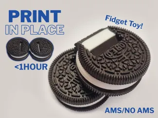 Oreo Fidget - Print in Place Stress Toy