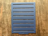 7 Day Calendar - Vertical Lines - Sized for Scrap Paper Tray