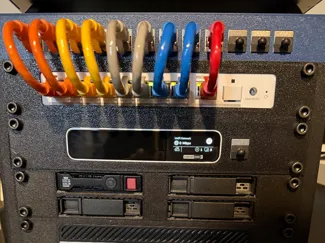 Lab Rax Horizontal  Flat Keystone Patch panel 