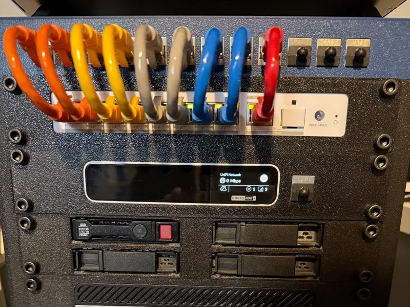 Lab Rax Horizontal  Flat Keystone Patch panel 