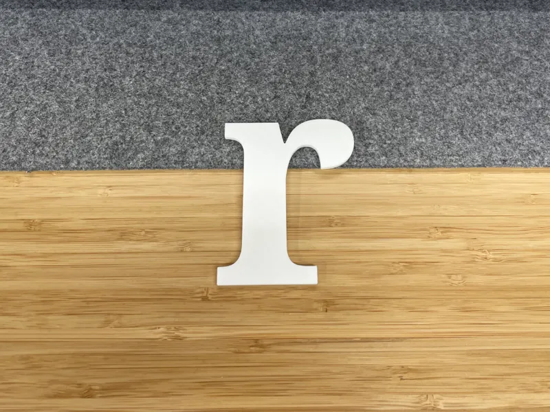 Lower Case r