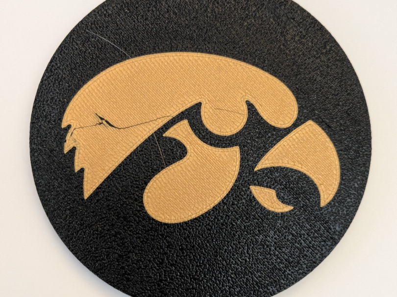 University of Iowa Hawkeyes Coaster