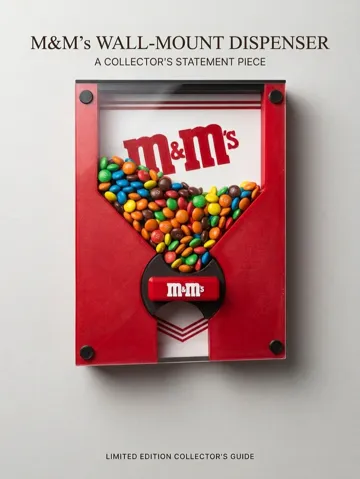 Soporte: Vintage M&M's Candy Dispenser - Wall Mounted — vista de referencia 2