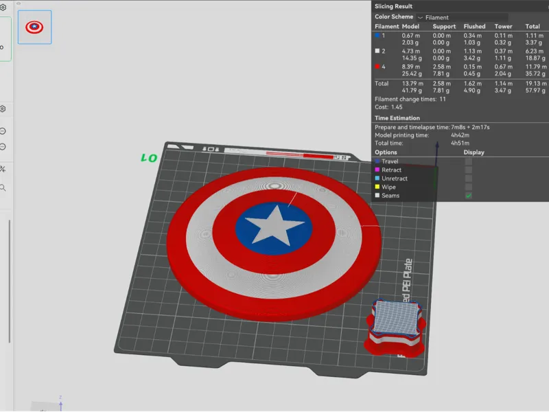 Captain Americas Frisbee