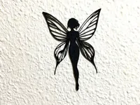 Silhouette de fée aux ailes de papillon — photo 2