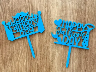 Cake toppers - Happy Fathers Day