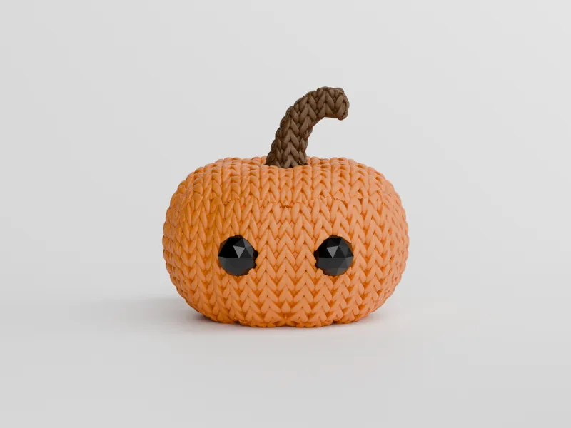 Knitted Pumpkin