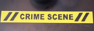 bookmark crime scene