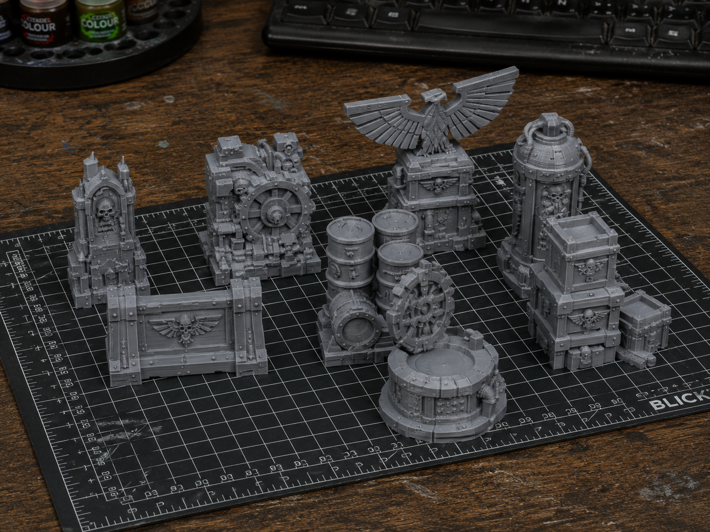 Imperial city scatter terrain for the 41st munda - 1