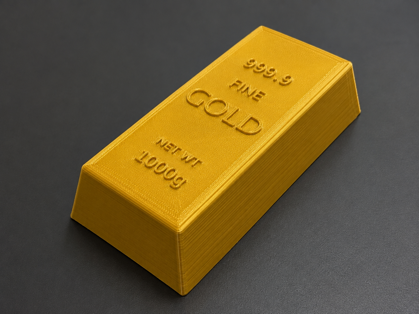 life size gold bar 