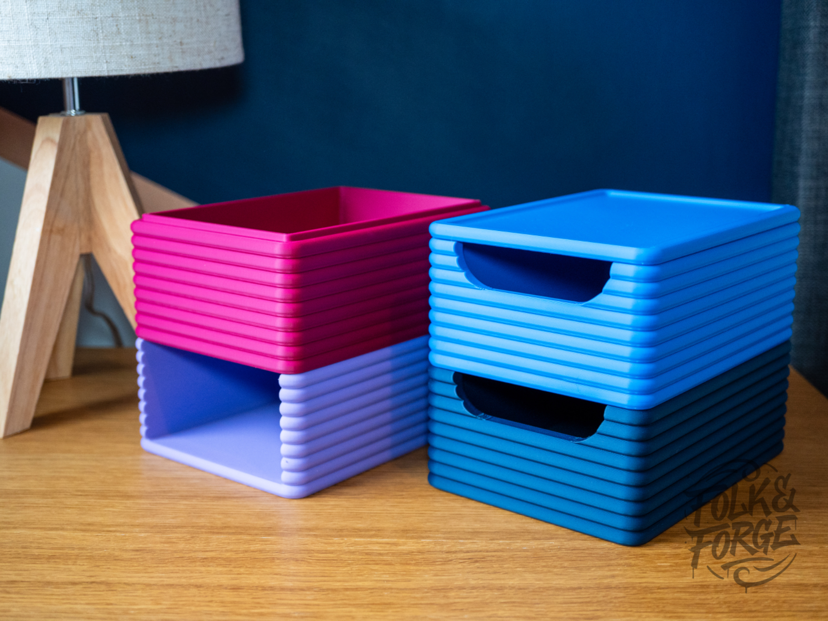 Stack & Grab 120x170mm Boxes Stackable with Lid