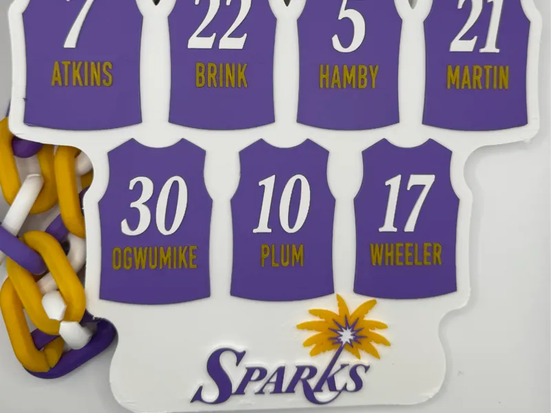 Los Angeles Sparks Hype Chain WNBA