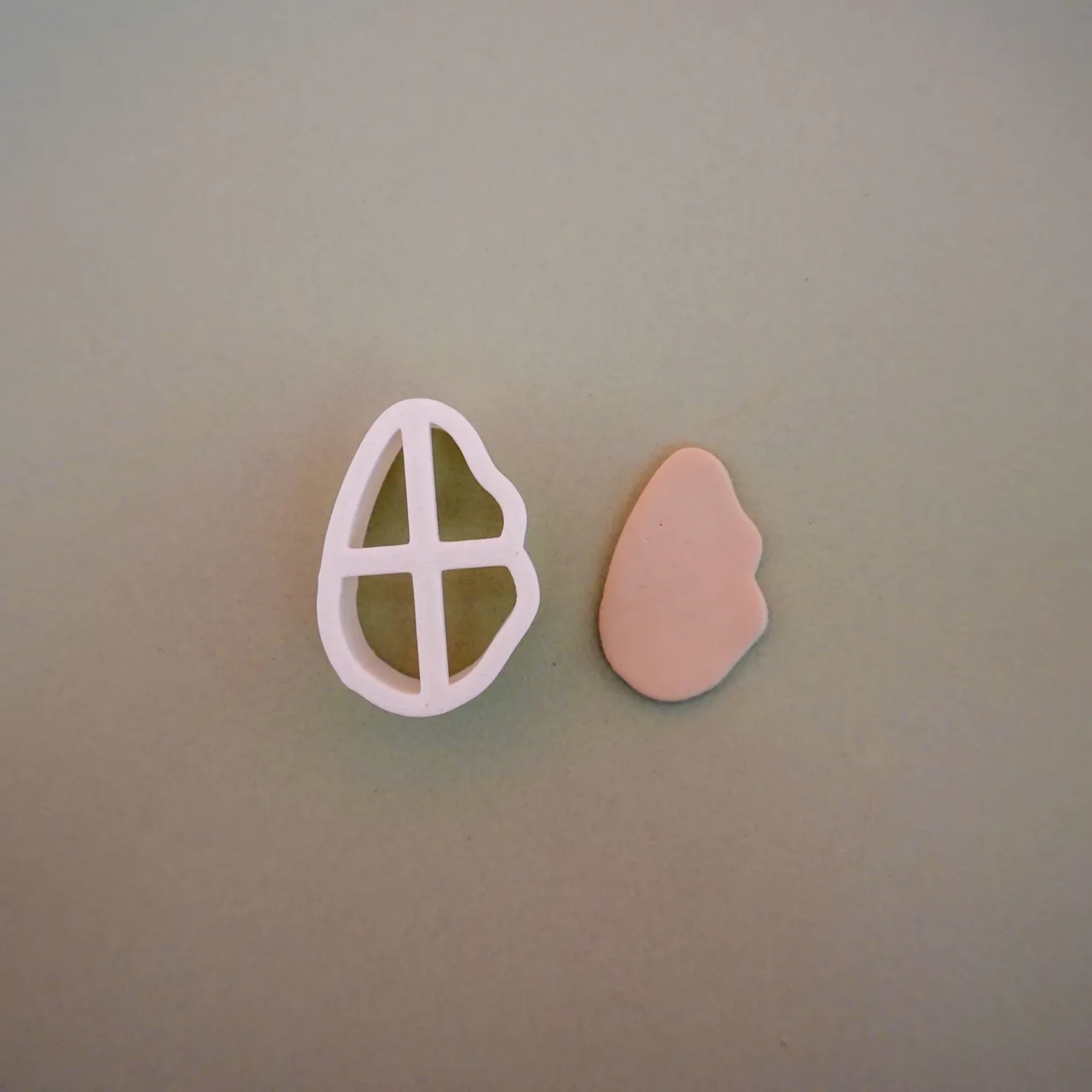 Abstract Polymer Clay Cutter Earrings Necklaces view 4