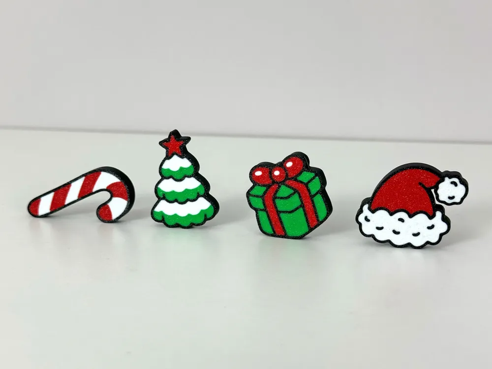 Christmas Toothpicks and Magnets - Free 3D Print Model - MakerWorld