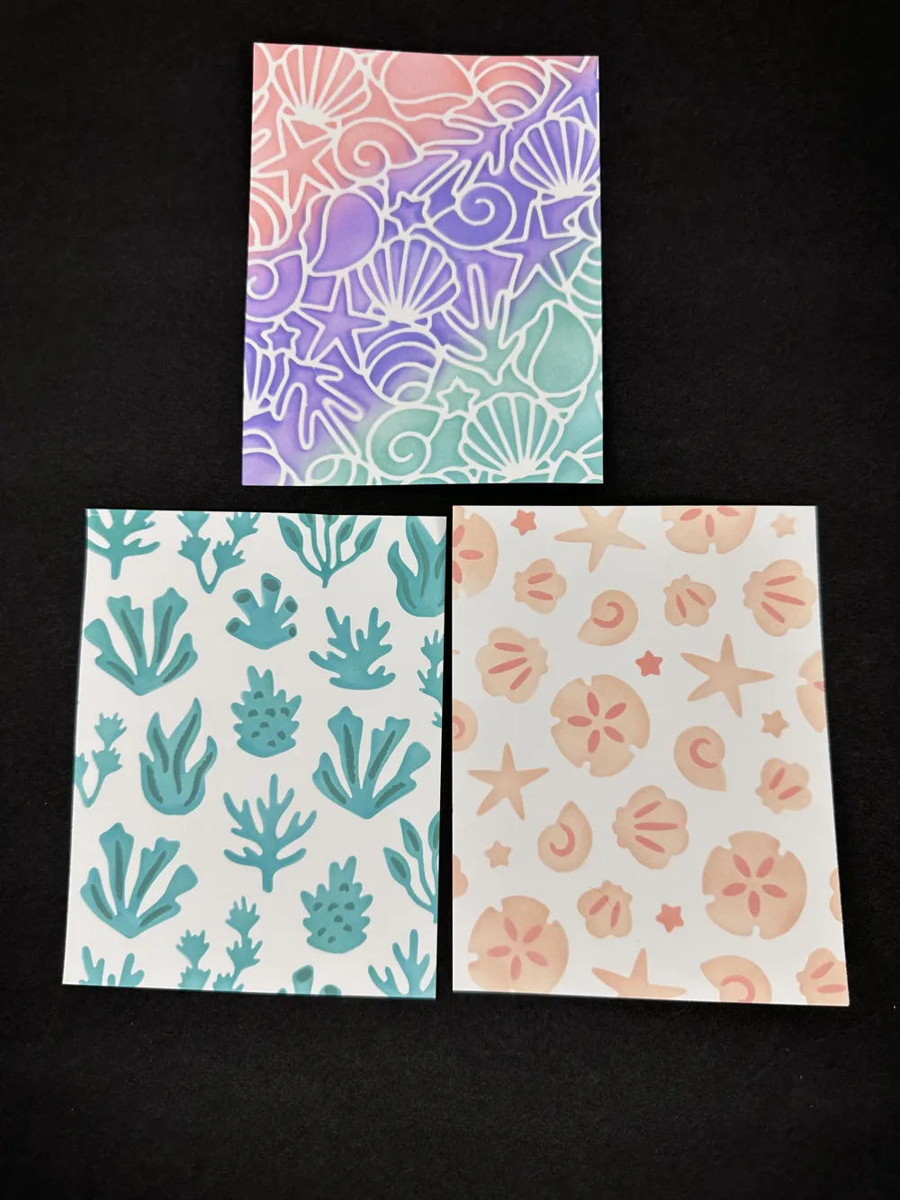 Seashell Cut Out Pattern Seashell Stencil Set - Stackable Patterns by npeshman MakerWorld ...