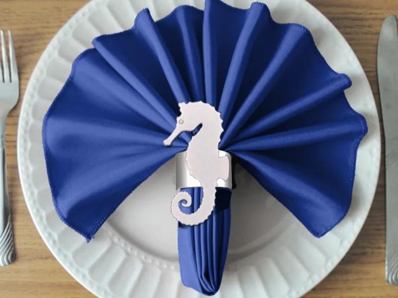 seahorse napkin ring