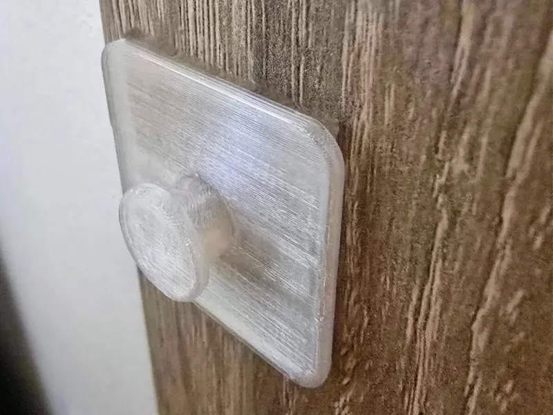 Customizable Button-Style Adhesive Mount