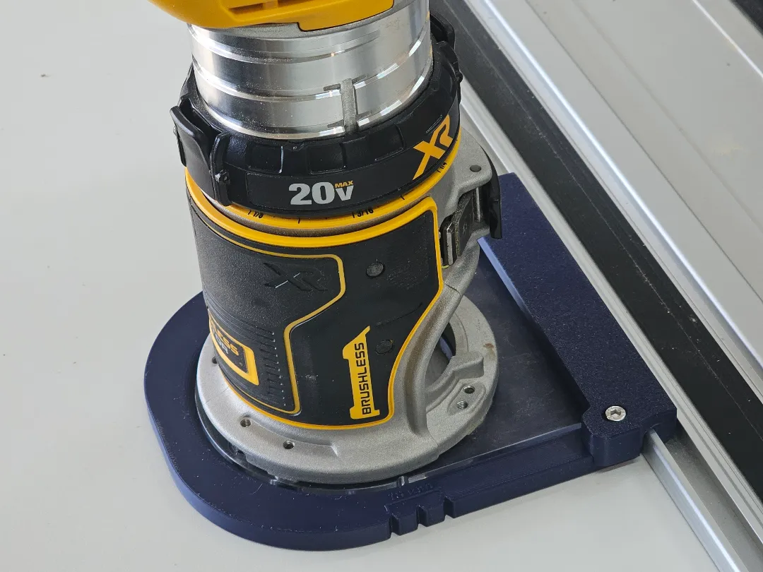 Dewalt DCW600 Router to Makita Track Adapter - Free 3D Print Model ...