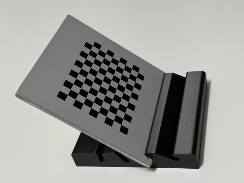 三维扫描棋盘格标定板底座