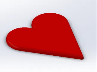 Heart keychain