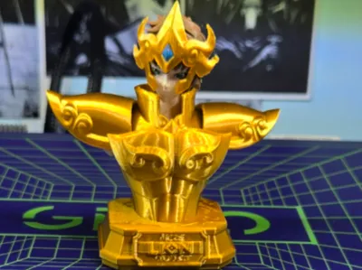 lion knight bust
