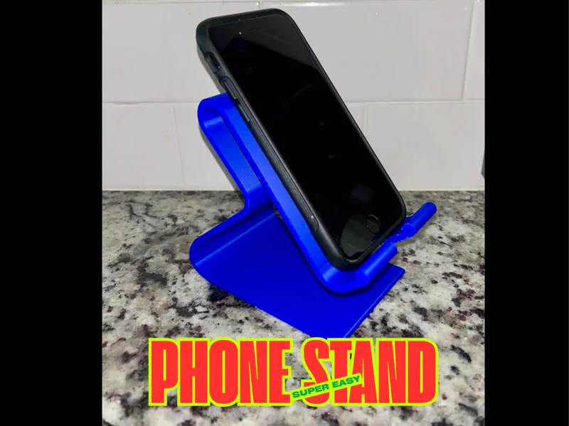 EZ-Print iPhone Holder – Filament-Friendly Design