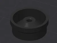 Rotary encoder cap