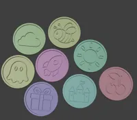 Second set of 8 more coins!