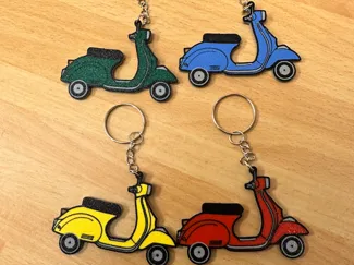 Vespa keychain 