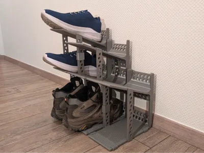 Modular Shoe Rack - Industrial Design