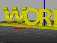 Ambigramma 3D WORK SLEEP–motivazionale reversibile