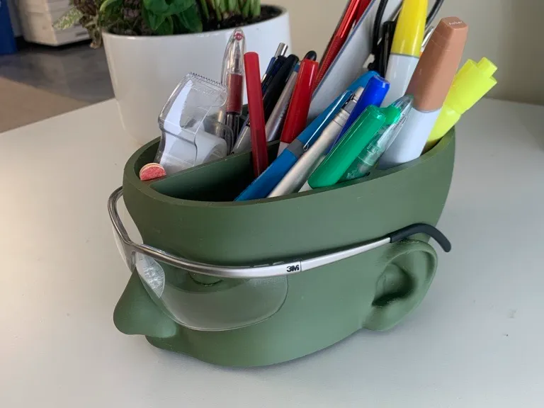 Pencil & Safety Glasses Holder Head
