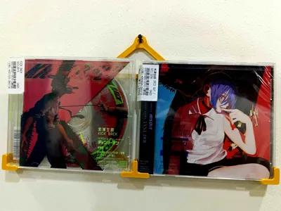 Minimal Wall-Mounted CD Display Rack