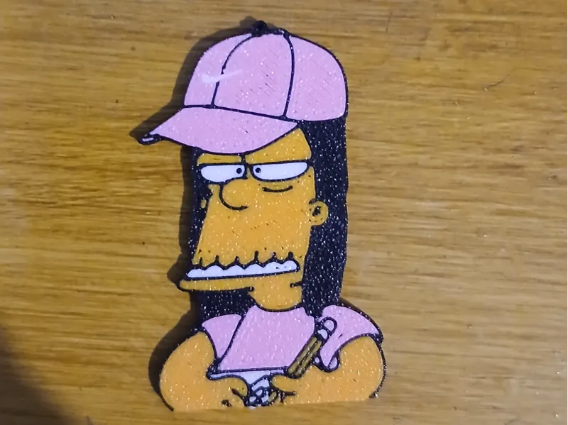 Llavero bart mala fama