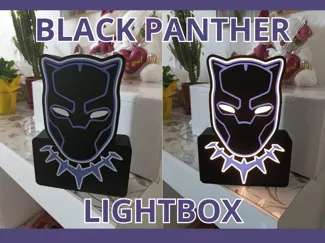 BLACK PANTHER LIGHTBOX