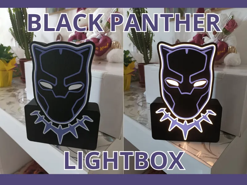 BLACK PANTHER LIGHTBOX